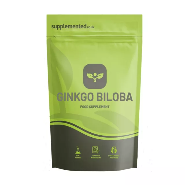 Ginkgo Biloba 6000mg 180 Tablets Vegan Mind And Memory Circulation