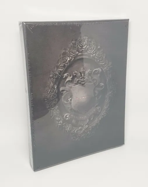 BLACKPINK 2. Mini Album [KILL THIS LOVE] SCHWARZ Ver CD + Buch + Karte + Text + Aufkleber 2