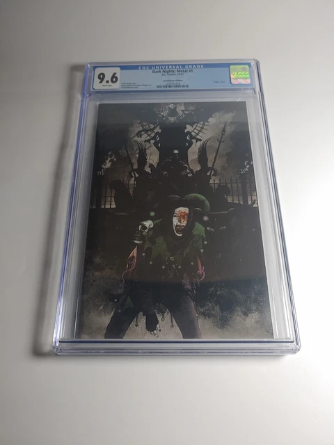 Dark Nights Metal #1 CGC 9.6 Tim Bradstreet Virgin Variant DC Batman Who Laughs