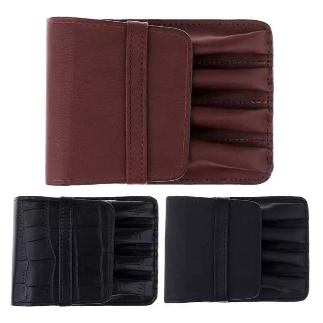 Leather Pencil Fountain Pen Storage Case Pouch Bag Holder for Pens Storage