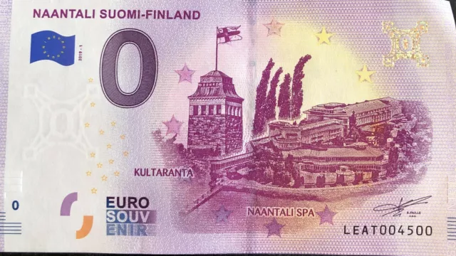 Billet 0 Euro Naantali Suomi  Finland  2019 Numero 4500