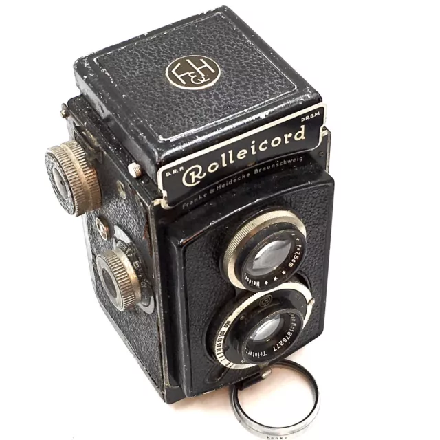 [As is] Rollei Rolleicord lA-Model 2 K3 1940s Made in Germany , shutter works 2