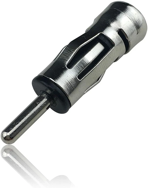 Adaptateur D'Antenne Haute Qualité - DIN Mâle Vers ISO Femelle Avec Extension 19cm - Compatible Tous Véhicules