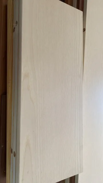 mensola di legno  color frassino lunghezza 59 cm