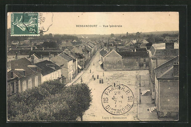CPA Bessancourt, Vue générale 1909