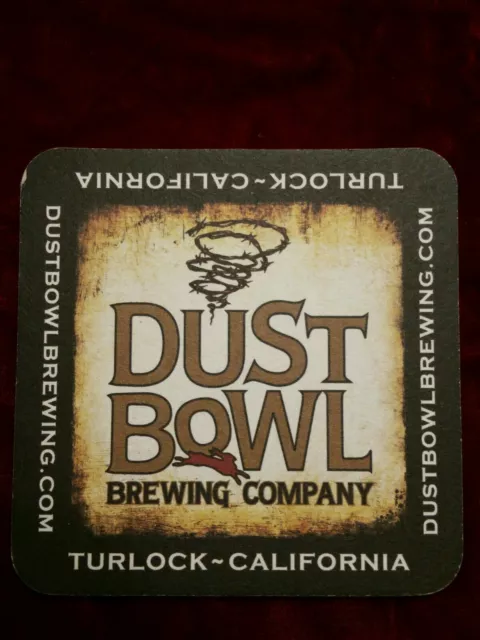 Beer Collectible Coaster: DUST BOWL Brewing Co ~ Turlock, CALIFORNIA; Since 2009