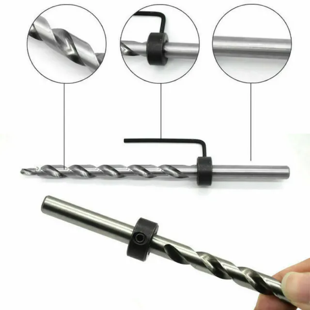 Twist Step Drill Bit Set for Kreg Pocket Hole Drill Jig Guide 3/8inch(9.5mm)
