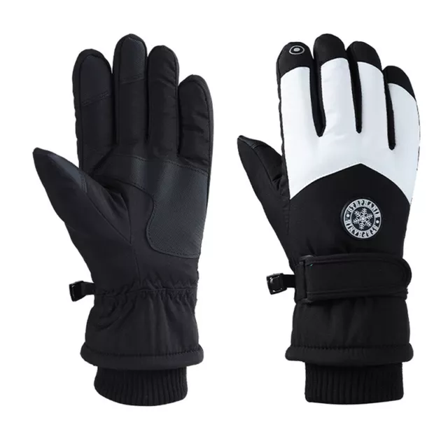 Ski gloves Winter warm cold and windproof outdoor waterproof touch screen gloves 2