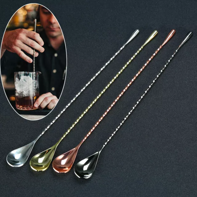 Teadrop Spoon Cocktail Spoons Bartender Tools Bar Accessories Kitchen Supplies