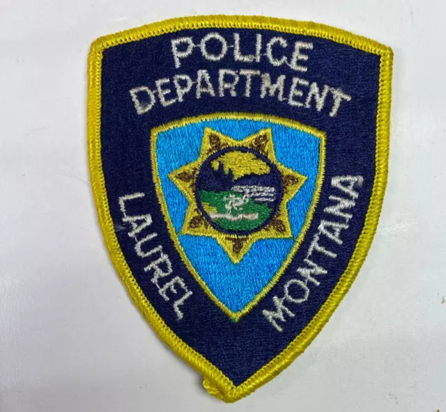 Laurel Police Montana MT 3.75" Patch C3