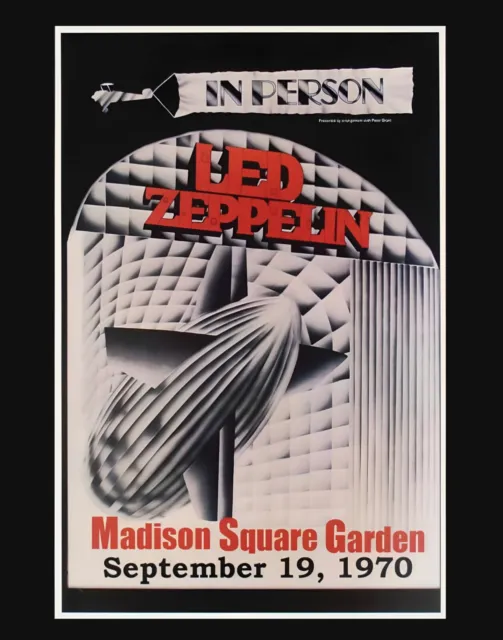 Led Zeppelin Madison Square Garden 13" x 19" Concert Poster