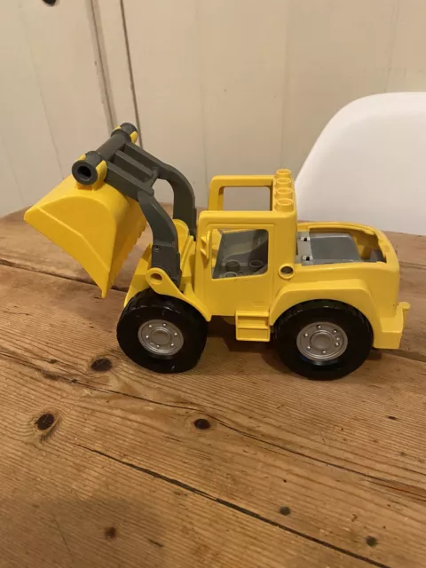 Lego Duplo Construction Vehicle Front Loader Yellow Digger Kids Childrens Toy