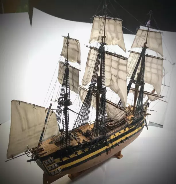 Built: Hms Victory, Admiral Nelson's Flagship At The Battle Of Trafalgar 1805 3