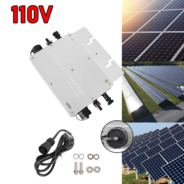 Inverter Solare 500W Grid Tie - MPPT Per Pannelli Solari E Batterie 24V - Foto 10