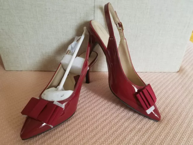 NIB 7.5 M Adrienne Vittadini SIYAN Women's Shandy Slingback Red Special Occasion 2