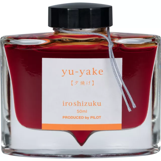 Namiki Pilot Iroshizuku Bottled Ink in Yu-Yake Ink (Sunset) - 50 mL- NEW - Japan