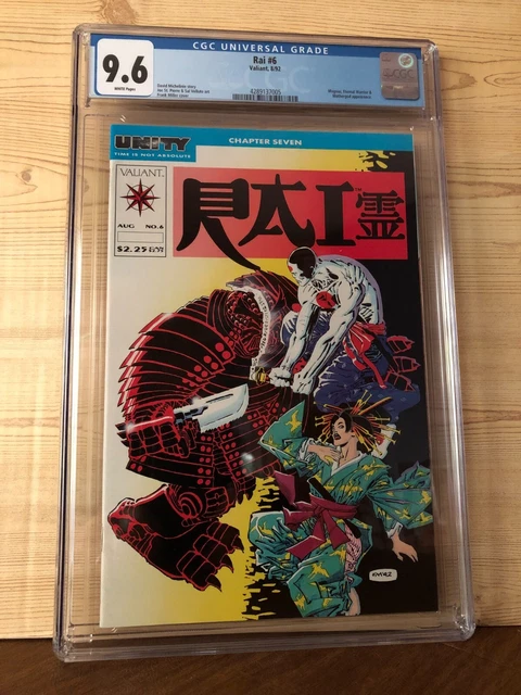 RAI #6 CGC 9.6  Valiant 1992 Magnus, Eternal Warrior & Mothergod Frank Miller cv