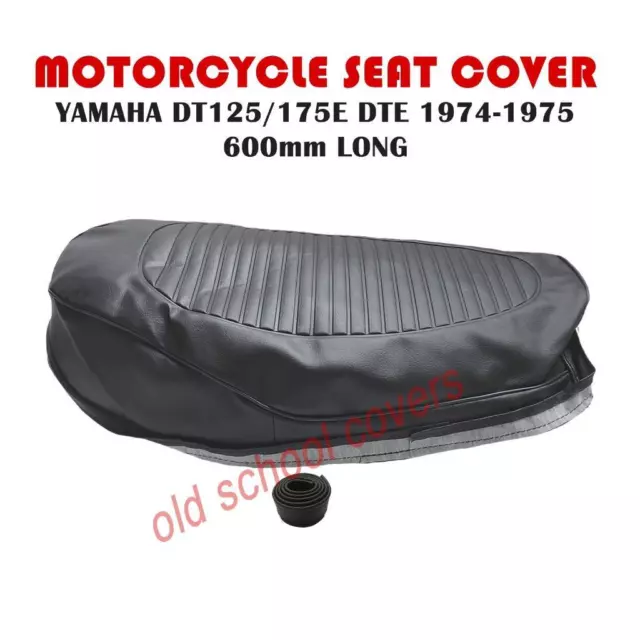 Moto Coprisedile Per Yamaha DTE DT125 E DT175 E 1974-75 600mm Lungo DT125E