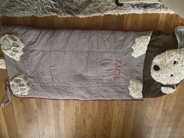 Pottery Barn Sleeping Bag-Shaggy Head (Monogrammed “Zach”)