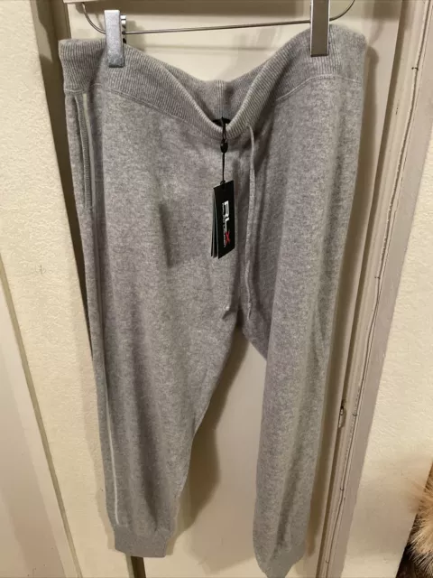 rlx ralph lauren cashmere gray joggers pants sz xl