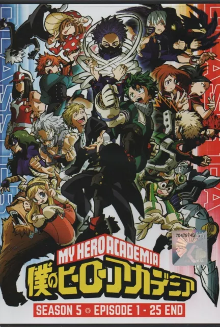 ENGLISH DUBBED Boku no Hero Academia Season 5 (VOL.1 - 25 End) DVD All  Region