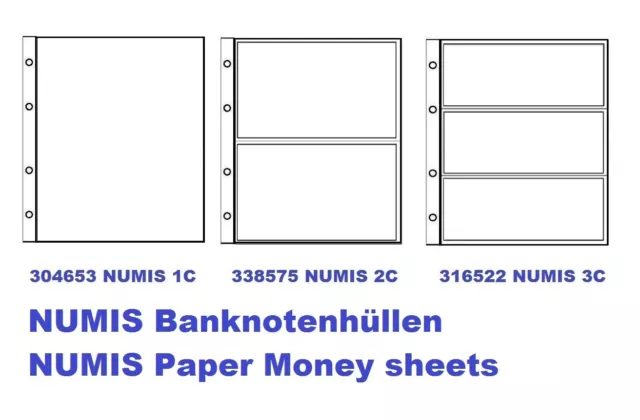 Leuchtturm Numis Münzhüllen 17 25 34 44 55 66 MIX KMS K50 1C 2C 3C EURO FLAGGEN 3