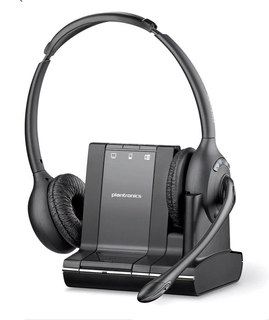 PLANTRONICS SAVI W710 3 In 1 Wireless Headset System Dect Uc Pc