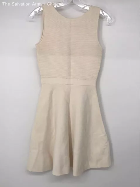 NWT Theory Ivory Short Sleeveless Dress - Size Womens Petite/Small