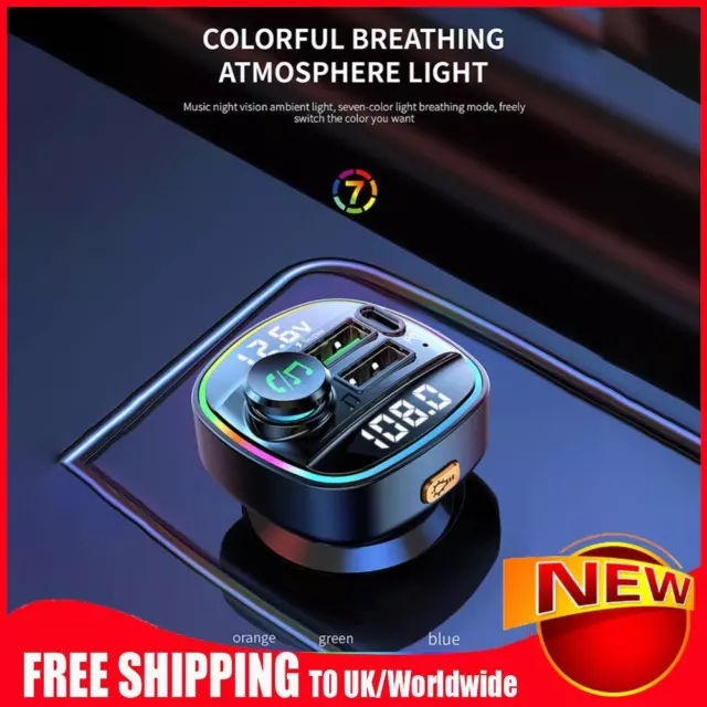 FM Transmitter Bluetooth-compatible MP3 Player Audio Receiver Auto Accessories