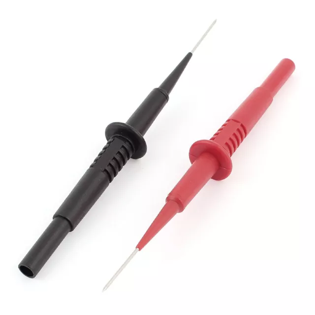 2PCS Multimeter Universal Probe Test Pin Needle Tester 4mm Socket