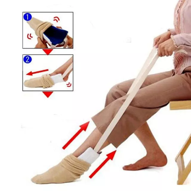 Pregnancy Stretching Foot Sock Helper Sock Aid Sock Puller Stocking Slider 3