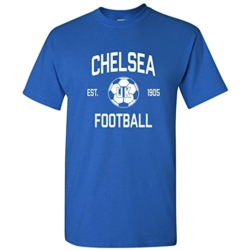 Chelsea UK Home Kit World Classic Soccer Football Arch Cup T Shirt - Medium -...