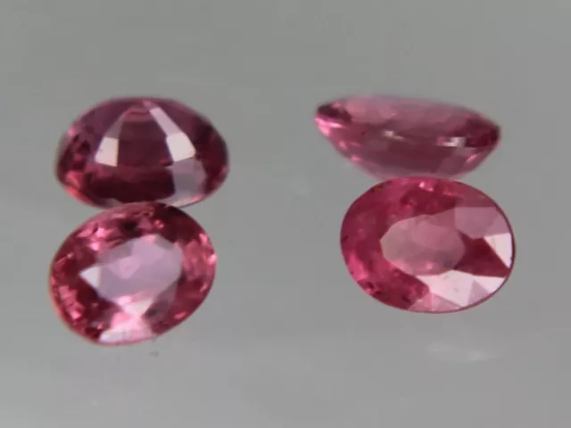 Natural Thai Ruby 4.5x3.5mm 0.31ct Loose Red Gemstone Oval Cut Not Treated 1pc