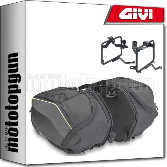 Givi Ea127 Borse Laterali + Attacchi Easy-T Yamaha Fz6 600 / Fazer 2004 04