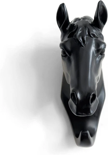 Horse Head Single Wall Hook / Hanger Animal Shaped Coat Hat Hook Heavy Duty, Rus