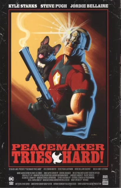 Peacemaker Tries Hard #1 Cover C Kris Anka Movie Poster Variant Vf/Nm Dc Hohc