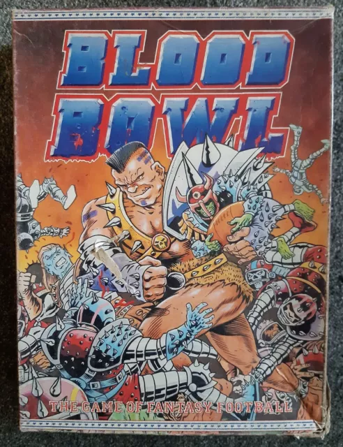 BLOOD BOWL : The Game Of Fantasy Football : Games Workshop Board Game : 1986