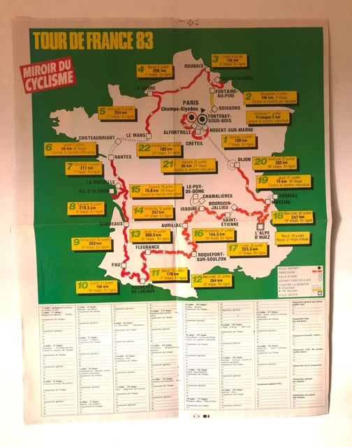 Tour de france cycliste / 1978 - Collection