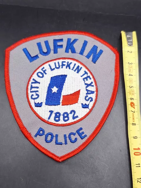 City of Lufkin Texas 1882 Polizei Police US Patch Ärmelabzeichen USA