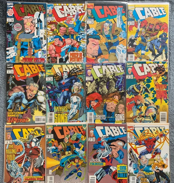 Cable 1993, issue 1-24 & 30-62, Blood and Metal 1 & 2; 59 issues great condition