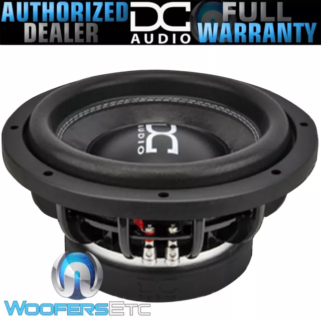 Dc Audio Shortie 10-D2 Shallow 10" Slim 1000W Dual 2-Ohm Subwoofer Bass Speaker