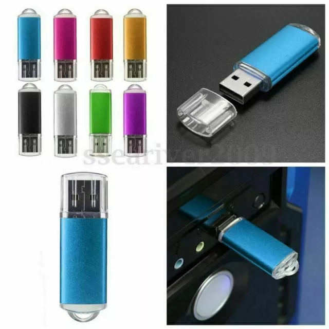 10 PACK - USB 2.0 Flash Drive Pen Memory Stick Thumb U Disk Storage Gift Lot A+