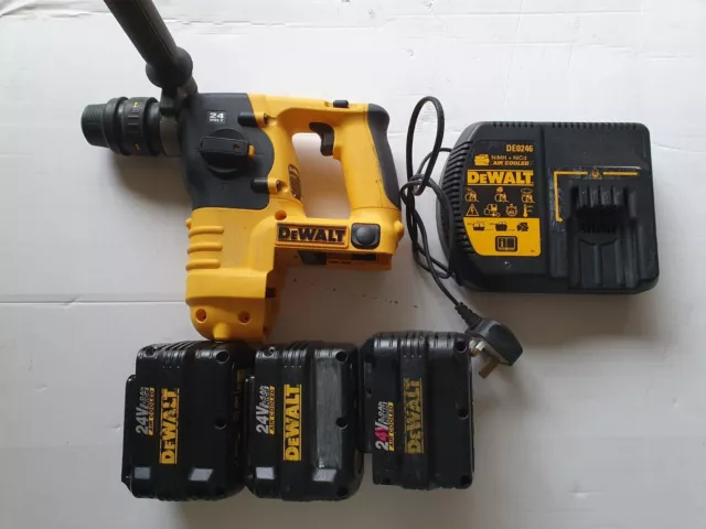 Dewalt DC224 24v Sds 3 Way Rotary Hammer Drill