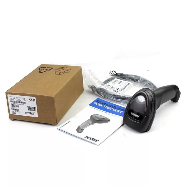 Zebra Symbol DS4308-SR Handheld 2D Standard Range Barcode Scanner with USB Cable