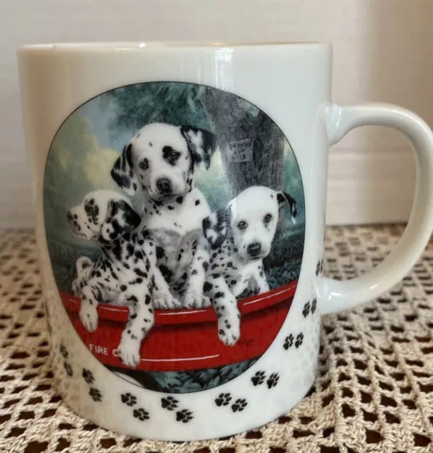 1993 Three Alarm Fire Mug Princeton Gallery Darling Dalmatian Collection