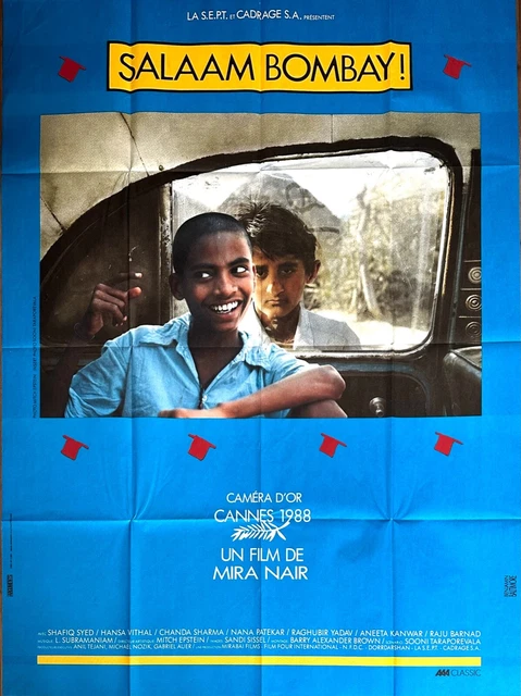 AFFICHE CINÉMA SALAAM BOMBAY 120x160cm Poster Mira Nair Shafiq