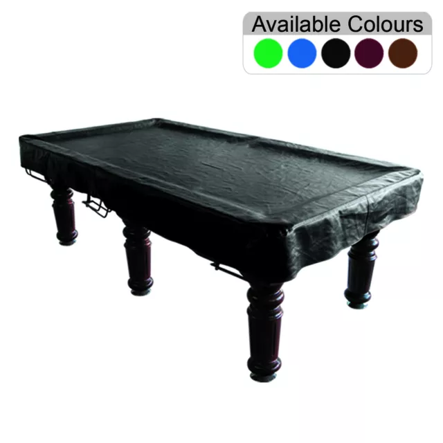 Pool Snooker Billiard Table Cover Fitted Heavy Duty Vinyl 7' 8' 9' 10' 12' Sizes