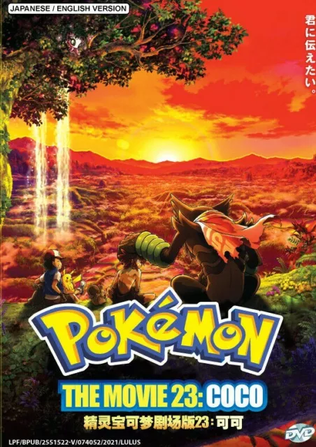 POKEMON MOVIE 20 I Choose You All Region English Dubbed Subtitle DVD 15.17 PicClick UK