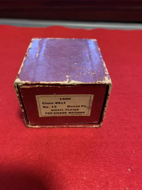 Cajas De Colección De Agujas De Máquina De Coser Cantante.