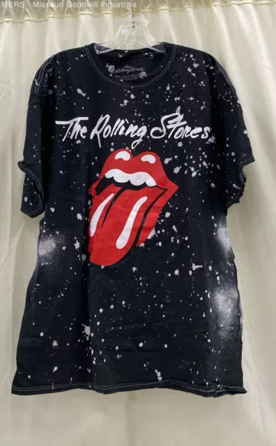 The Rolling Stones Rock Splatter Painted T Shirt - Size XXL